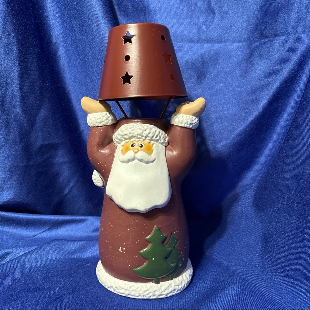 Santa tealight holder